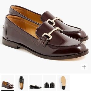 NWT J.Crew Factory Classic Loafers in Dark Cognac